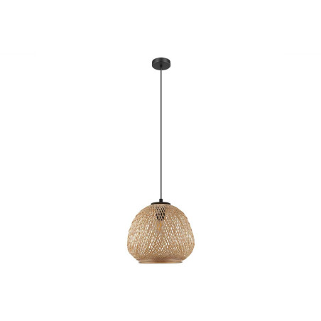 DEMBLEBY Suspension acier bois/ nature E27 40W max H1100 D320