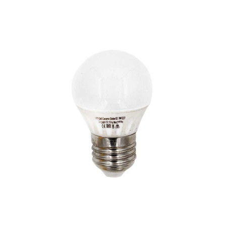 Lampe Led G45 ceramic globe 3W E27