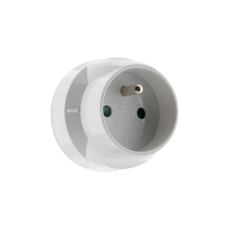 Adaptateur prise mâle 20a / f 16a