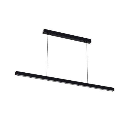 Bucita Suspension noir/satiné led29,5w/28W dim a/c tel l900h150