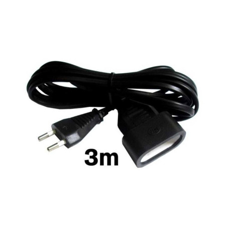 Rallonge h03vvf 2x0.75 3m 6a