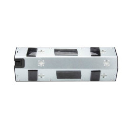Bloc angle câbler 4prises gris