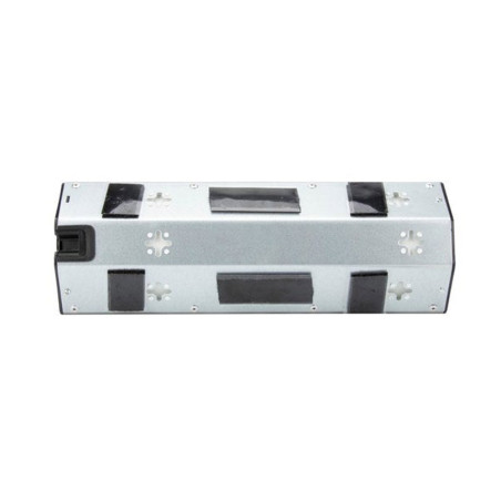 Bloc angle câbler 4prises gris