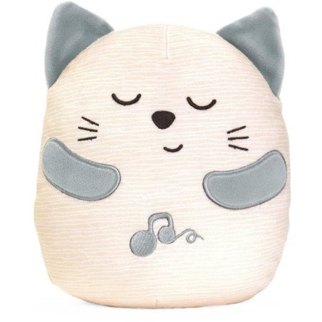 Peluche chaton - CHICCO - Gris - Des la naissance