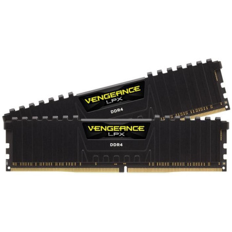 Corsair Mémoire DDR4 16 Go PC3200 Vengeance LPX Noir - CMK16GX4M1E3200C16