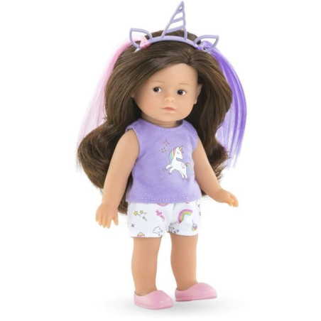 Mini poupée - COROLLE - Romy Licorne - 20 cm - senteur vanille - pret a offrir