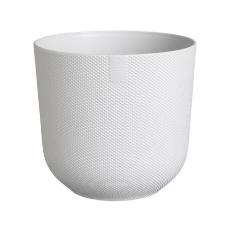 Pot de fleur - Elho - Jazz Rond - Blanc - Ø 26 x H 24 cm - Intérieur - 100% recyclé