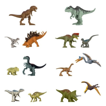 Jurassic World&nbsp;- Le Monde d'apres - Coffret&nbsp;mini-figurines - 3&nbsp;ans et plus - GWP38