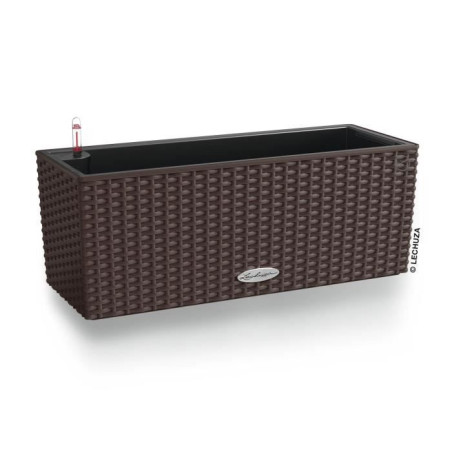 Jardiniere - Balconera cottage 50 - Kit complet - Moka - 8 L - LECHUZA