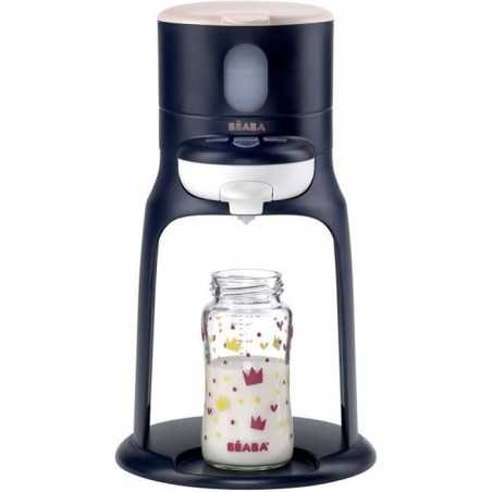 BÉABA - Bib'Expresso - Préparateur-Chauffe Biberon/Petits pots - Température Exacte - Instantané - Bain Marie - Bleu Nuit