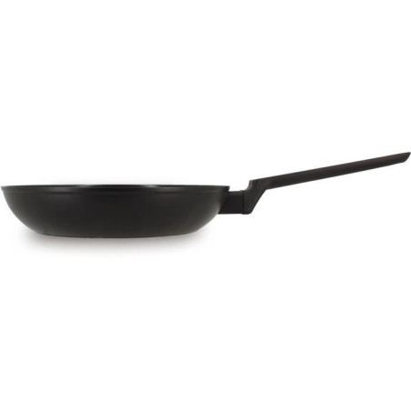 Poele - MENASTYL - 6020636 - En aluminium forgé - 24 cm - Noir - Tous feux dont induction
