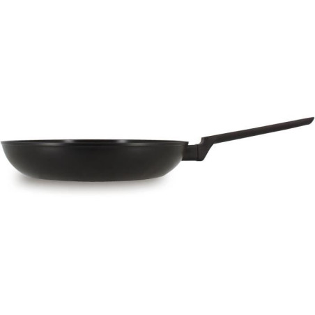 Poele - MENASTYL - 6020638 - En aluminium forgé - 28 cm - Noir - Tous feux dont induction