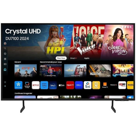 Samsung 75DU7100 - TV LED 75 (190 cm) - 4K UHD 3840x2160 - HDR - Smart TV - Gaming Hub - 3xHDMI - WiFi