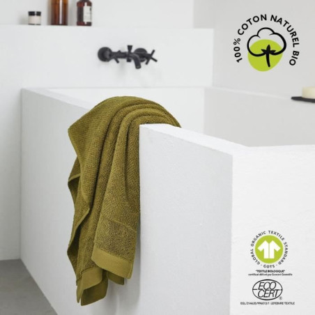 Serviette de bain - TODAY - 50 x 90 cm - Coton - Organic Bronza