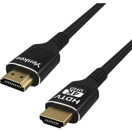 Câble HDMI-A - HDMI-A 2.0 / 4K Câble 3m - YENKEE - YCH 130