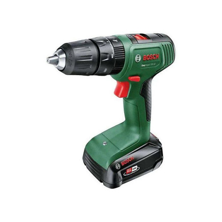 Perceuse-visseuse a percussion sans fil Bosch Home and Garden 06039D810D 18 V 1.5 Ah Li-Ion + 2 batteries, + chargeur,