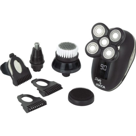 Kit rasage et soin visage - JOCCA - 1602 - Batterie lithium-polymere 600 mAh - 3,7 V - Autonomie 1h
