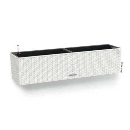 Jardiniere - Balconera cottage 80 - Kit complet - Blanc - 12 L - LECHUZA