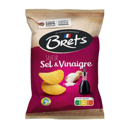 Chips saveur sel et vinaigre 125g