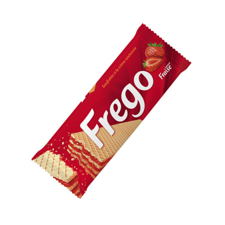 Gaufrette Frego fraise GM