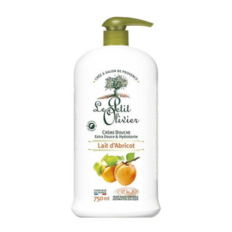 Crème douche extra douce lait d'abricot 750ml
