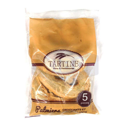 Palmiers en sachet x5 pièces