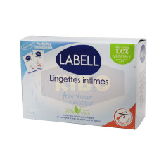 Lingettes intimes fraîcheur & douceur en boite x16