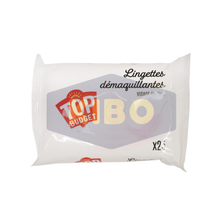 Lingettes démaquillants visage et yeux x25