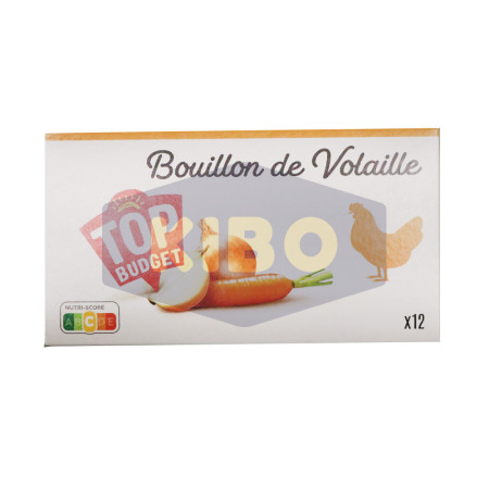 Bouillon de volaille boîte de 12 cubes 120G