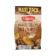 Petits pains grillés blé complet 400g