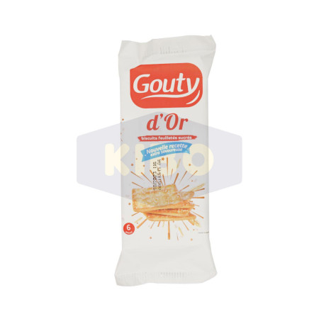 6 Biscuits Gouty d'or