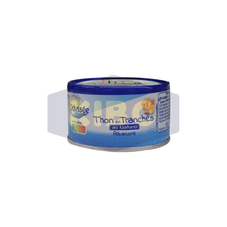 Thon en tranches au naturel albacore 93g