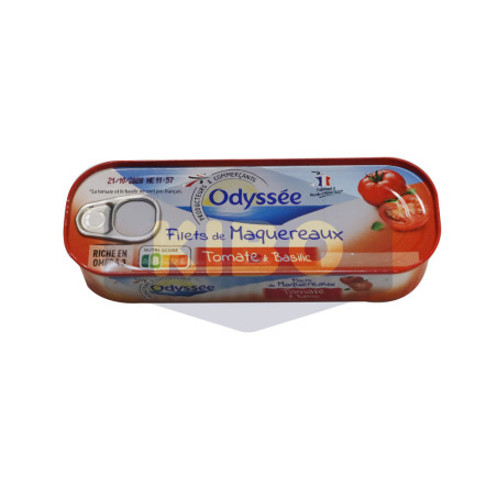 Filets de marquereux tomate et basilic 169g