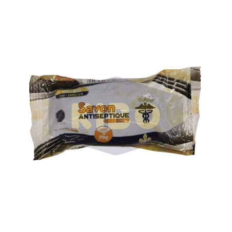 Savon antiseptique charbon actif 70g
