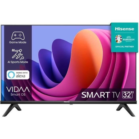 HISENSE 32A4N Smart TV 81,3 cm (32") HD Smart TV Wifi Noir