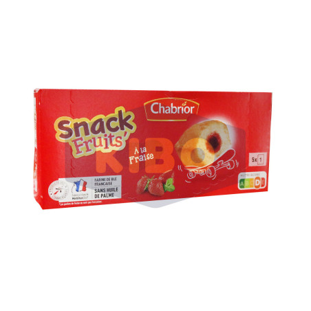 Gâteaux snack fruits' à la fraise 150g