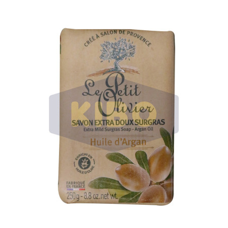 Savon de toilette extra doux surgras huile d'argan 250g