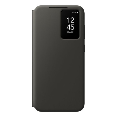 Etui Smart View avec porte-carte Galaxy S24 FE Noir