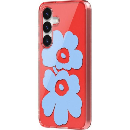 Coque Unikko 'Marimekko' Galaxy S25 Rouge