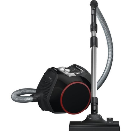 MIELE Boost CX1 Aspirateur traîneau sans sac - Technologie Vortex -78dB- Moteur PowerLine 890W - 4 positions - Noir liseré ro