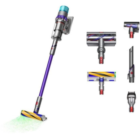 DYSON Gen5 Detect Absolute - Aspirateur Balai - Puissance 262AW - Filtre HEPA capturant 99,9 % des particules - Autonomie 70