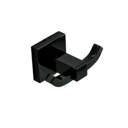 Patère double Harmony noir PVD