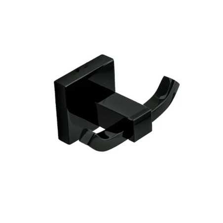 Patère double Harmony noir PVD