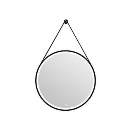 Miroir led barber black d.60 cm