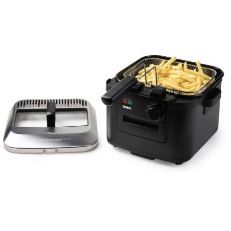 Friteuse - DOMO - DO545FR - 4L - 2000W - Température réglable 130-190°C