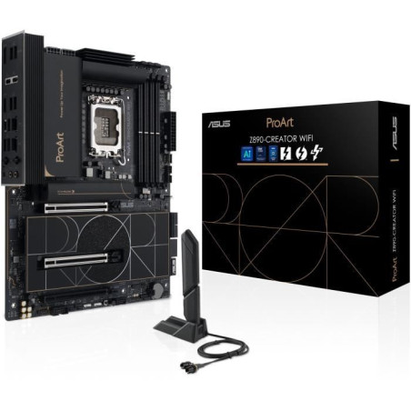 Carte mere - ASUS - PROART Z890-CREATOR WIFI - Intel Z890 LGA 1851 (Socket V1) ATX