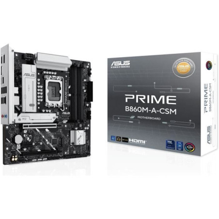 Carte mere - ASUS - PRIME B860M-A-CSM - Intel B860 LGA 1851 (Socket V1) micro ATX