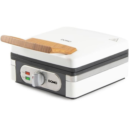 Gaufrier - DOMO - DO9274W - 1400 W - 2 gaufres XL - Blanc