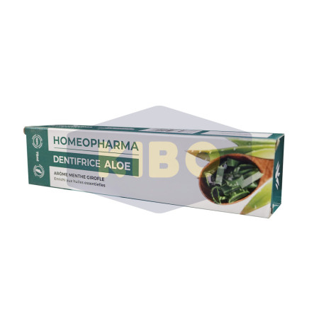 Dentifrice aloe arôme menthe girofle 75ml Homeopharma