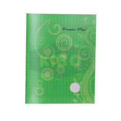 Cahier couverture plastique 192 pages 17x22 cm